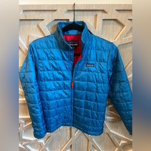 Patagonia Nano Puff Insulated Jacket - Boys
Color: Balkan Blue, kids large (12)